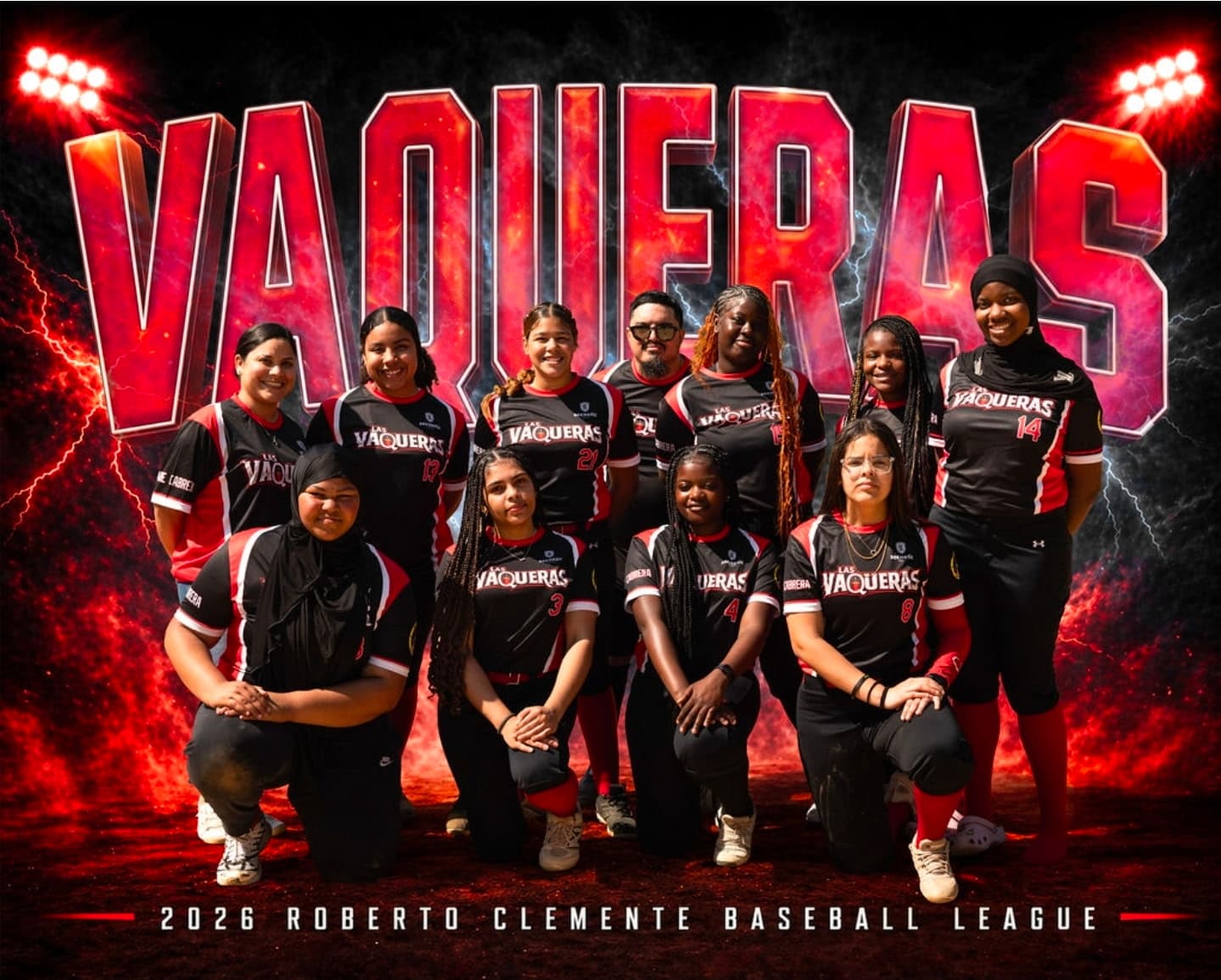 Las Vaqueras softball team, 2026 Roberto Clemente Baseball League