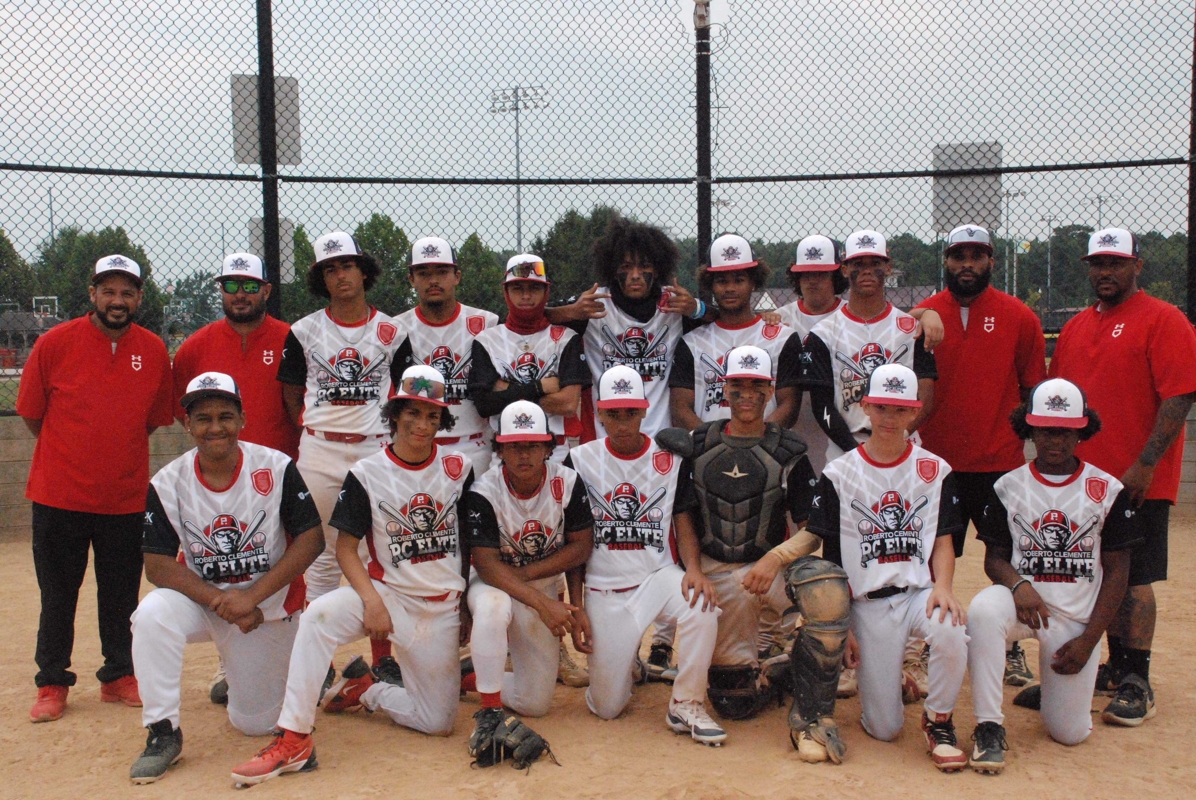 RC Elite players gathered together as a team