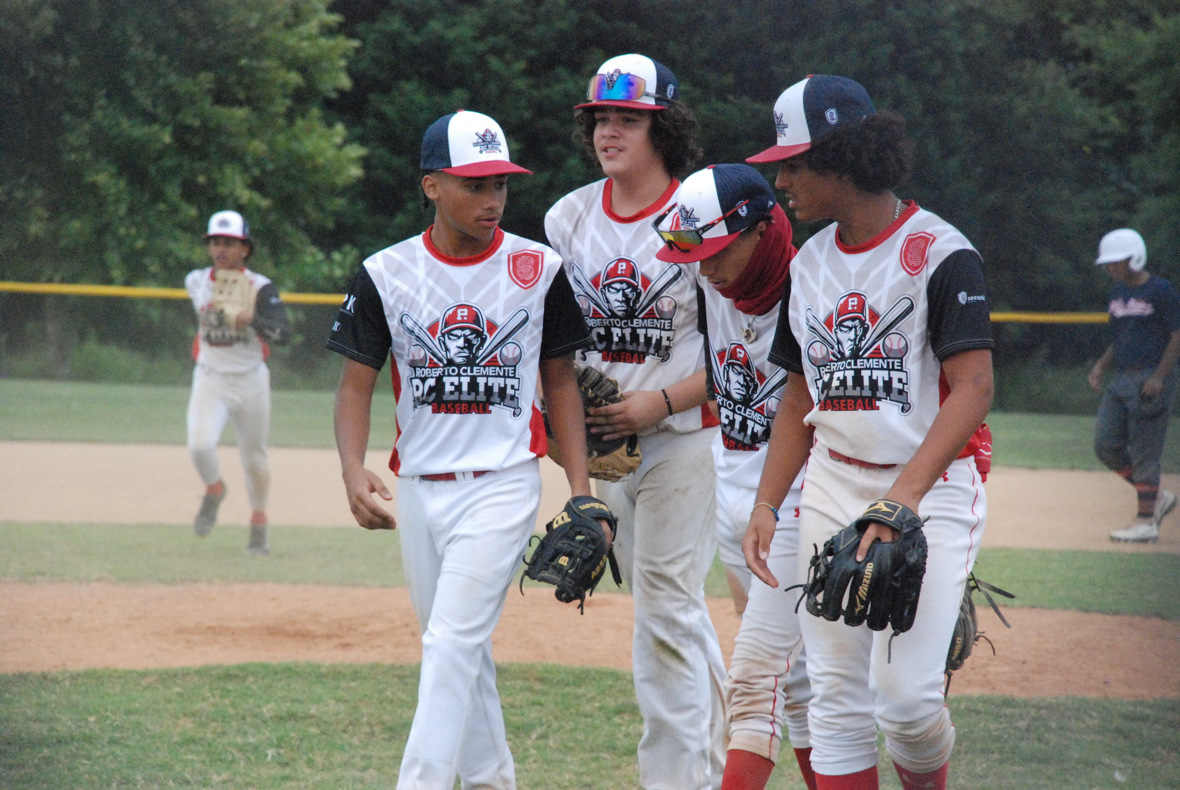 RC Elite game action on the baseball field